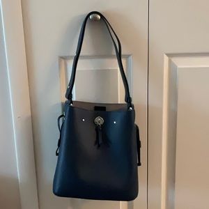 Kate Spade Marti navy blue large bucket bag